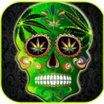 Logo of Skull Weed Live Wallpaper android Application 